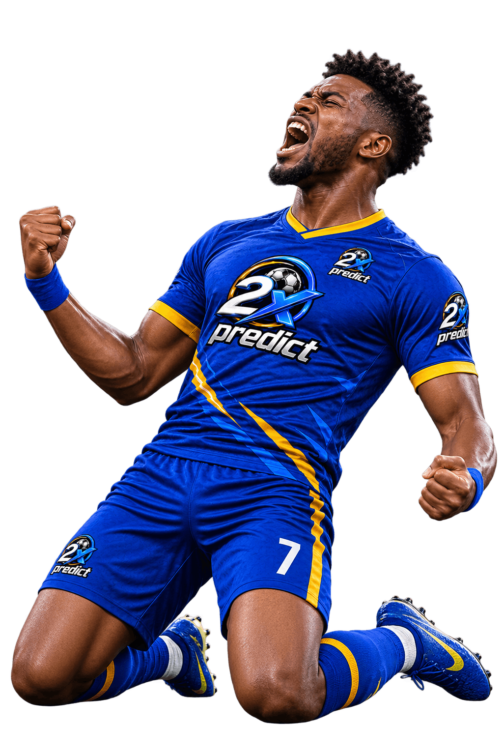 Football player celebrating